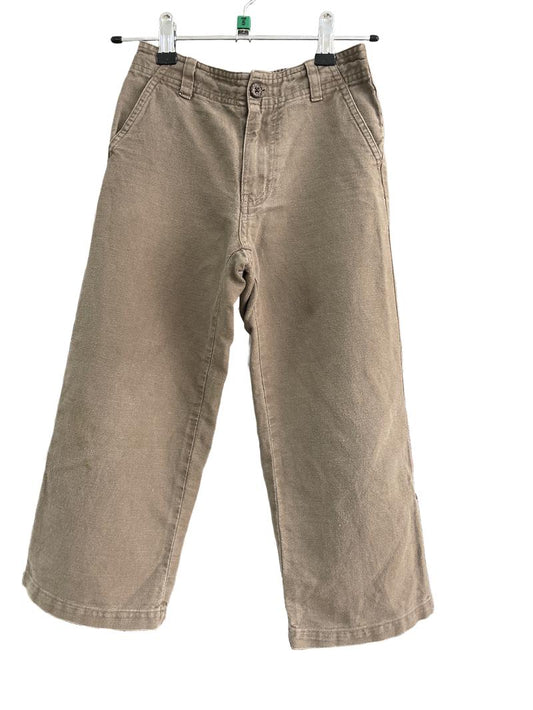 Preloved Janie And Jack - Brown Linen Trousers (5-6y) - Trousers