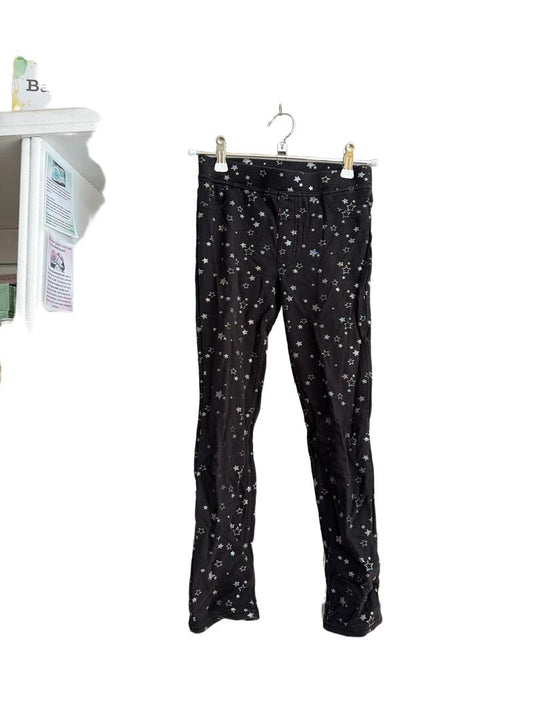 Preloved H&M - Black Star Legging/Jeggings  (9-10y)