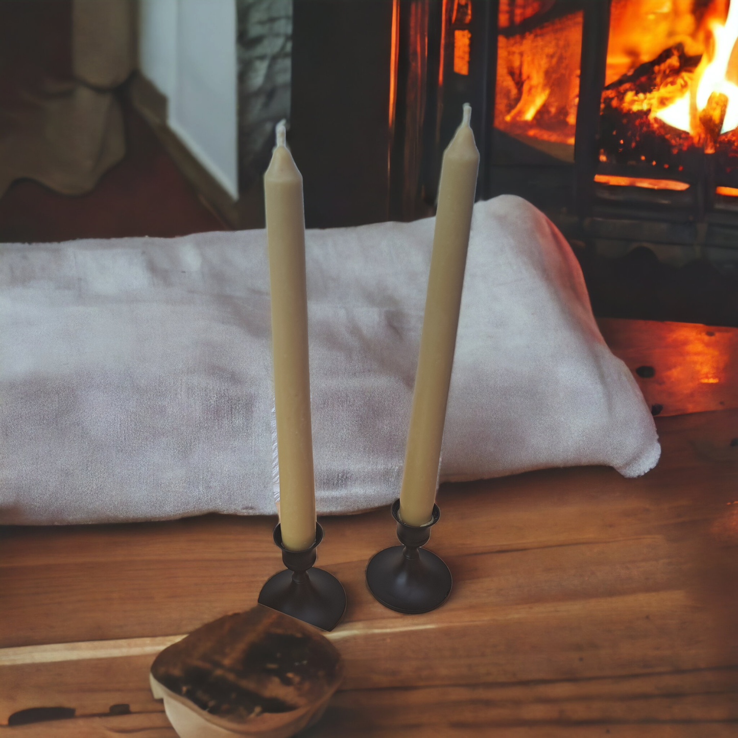 Beeswax Taper Candle