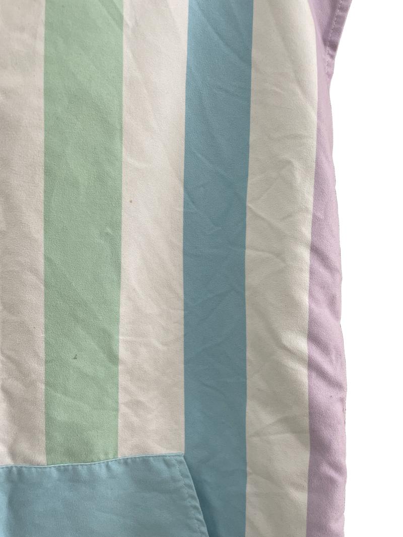 Preloved Dock & Bay - Pastel Stripe Quick Dry Poncho (4-5y, 5-6y, 6-7y)
