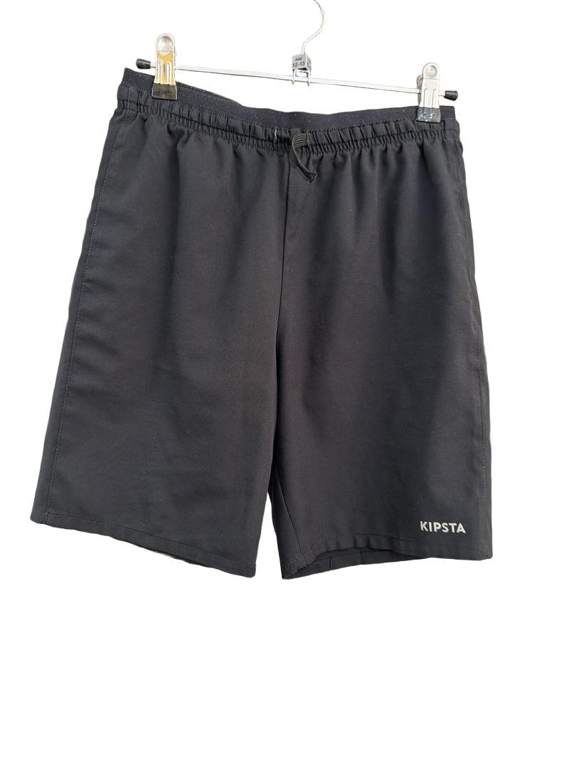 Preloved Decathlon - Kipsta Black Athletic Shorts (12-13y)