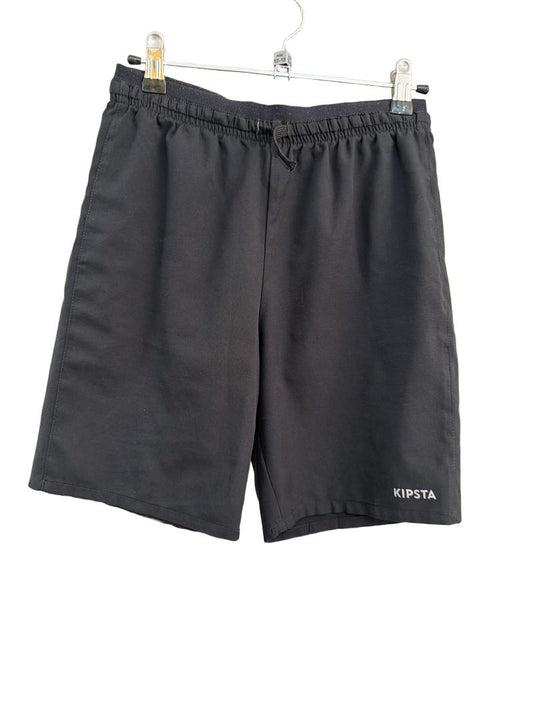 Preloved Decathlon - Kipsta Black Athletic Shorts (12-13y)