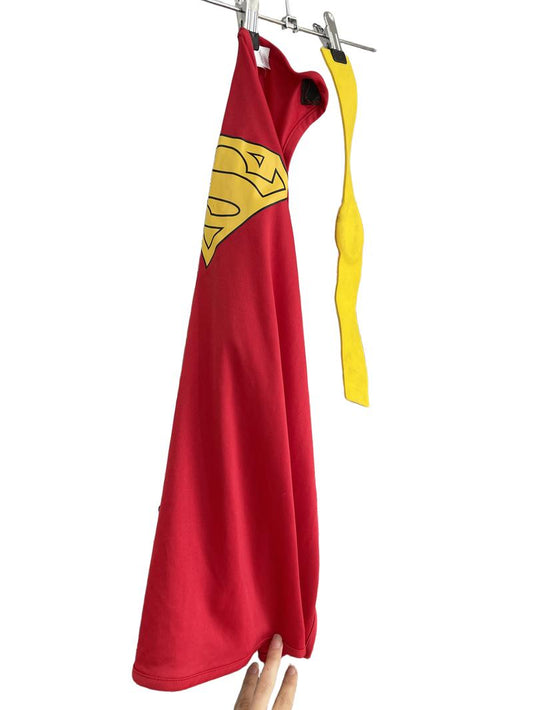 Preloved Unknown Brand - Superman Cape And Belt (2-3y, 3-4y, 4-5y, 5-6y, 6-7y)