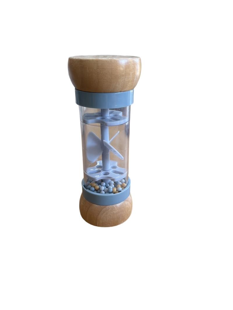 Preloved Toys - Wood And Plastic Rain Rattle - Little Dutch