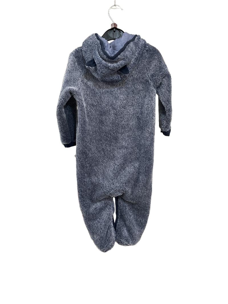 Preloved Unknown Brand - Blue Fleece Onesie (18-24m)