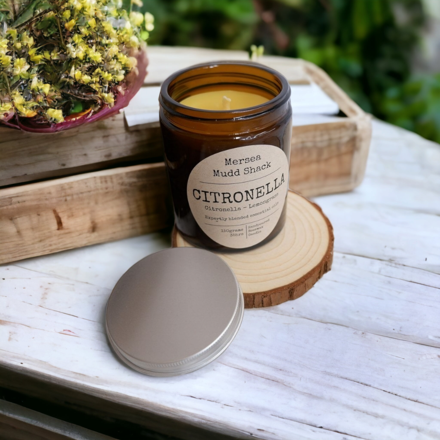 Citronella Beeswax Aromatherapy Candle