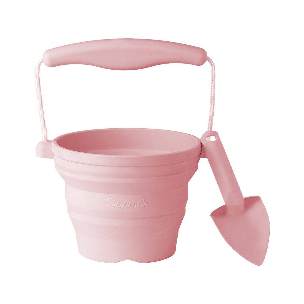 Scrunch Seedling Pot/Bucket and Trowel Set