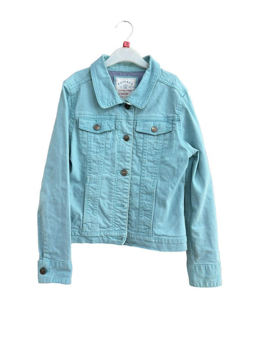 Preloved Fatface - Turquoise Denim Jacket (10-11y)