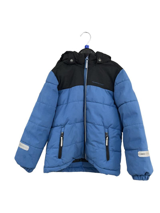 Preloved Polarn O. Pyret - Blue Black Parka (6-7y)