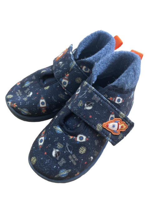 Preloved Vty - Navy Space Boot Slippers. Infant (6 UK)