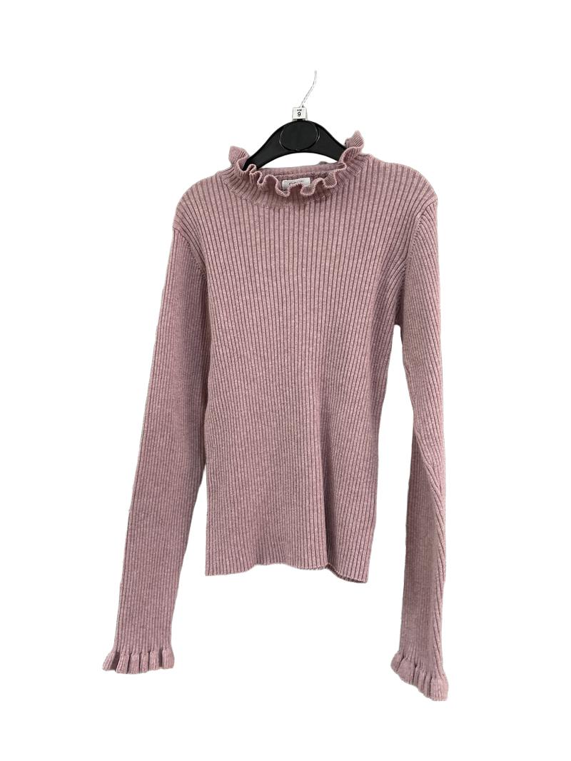 Preloved Next - Pink Ribbed Long Sleeve Top (9-10y)