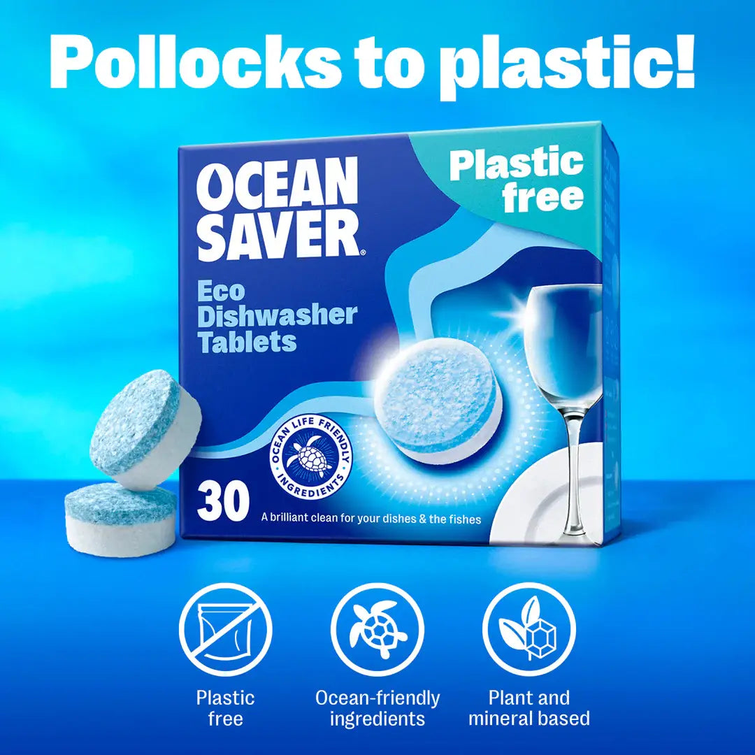 OceanSaver Plastic Free Eco Dishwasher Tablets  x 10