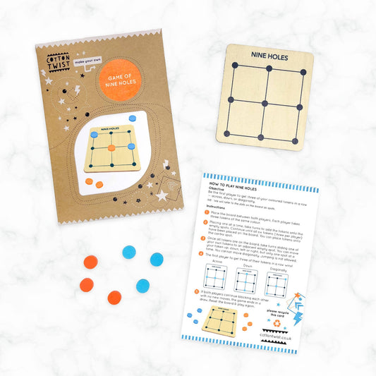 Game Of Nine Holes - Wooden Board Game