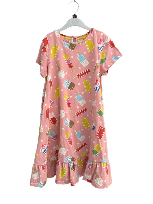 Preloved Unknown Brand - Pink Ice Lolly Print Short-sleeved Dress (11-12y)