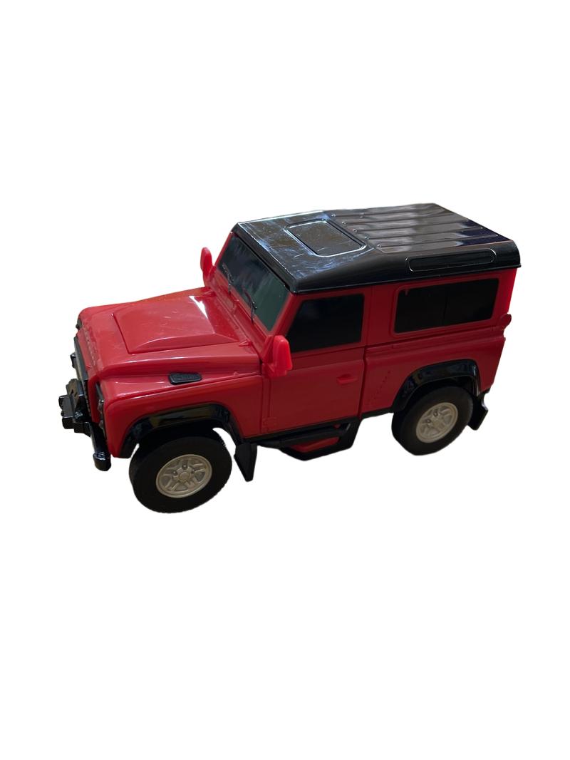 Preloved Transformers Rastar, Red Land Rover - Hasbro