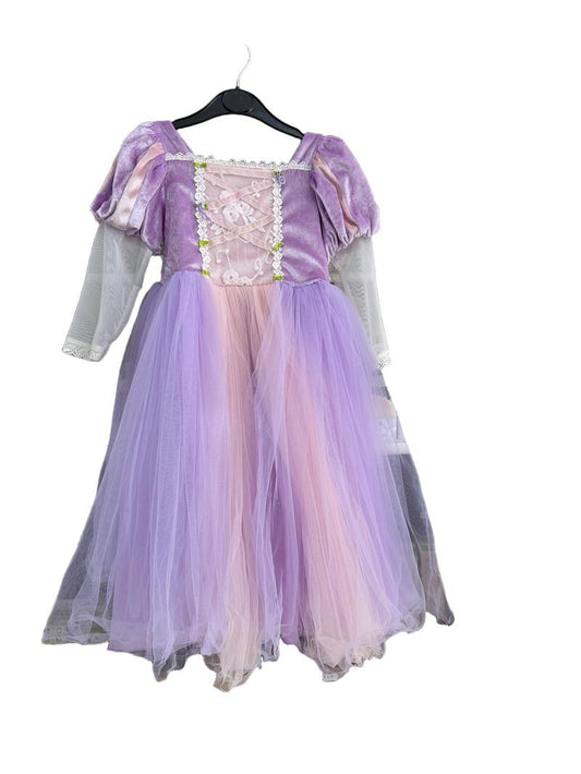 Preloved Unknown Brand - Purple Pink Tulle Princess Dress (5-6y, 6-7y)