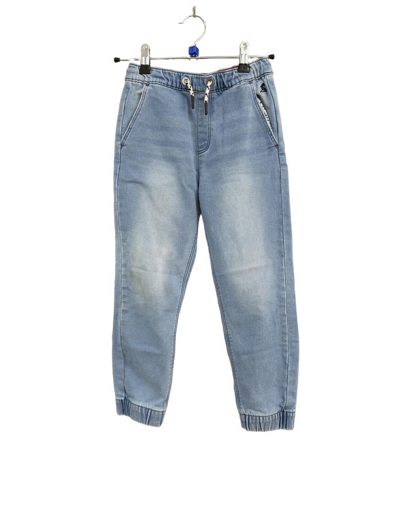 Preloved Joules - Light Blue Jeans, Drawstring Waist (6-7y)