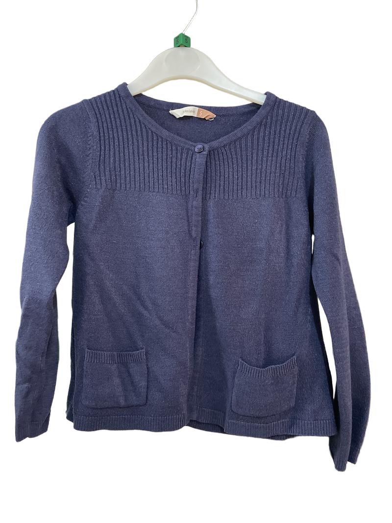 Preloved John Lewis - Navy Button Cardigan (5-6y)
