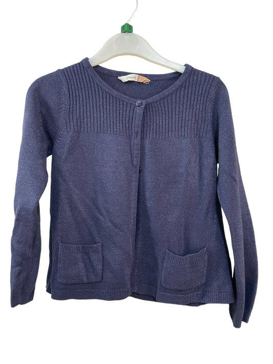 Preloved John Lewis - Navy Button Cardigan (5-6y)
