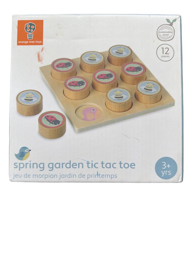 Preloved Toys - Spring Garden Tic Tac Toe - Orange Tree Toys