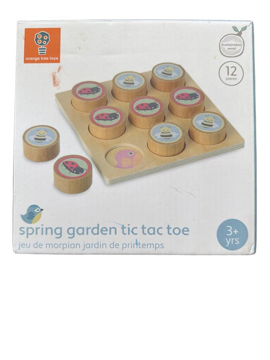 Preloved Toys - Spring Garden Tic Tac Toe - Orange Tree Toys