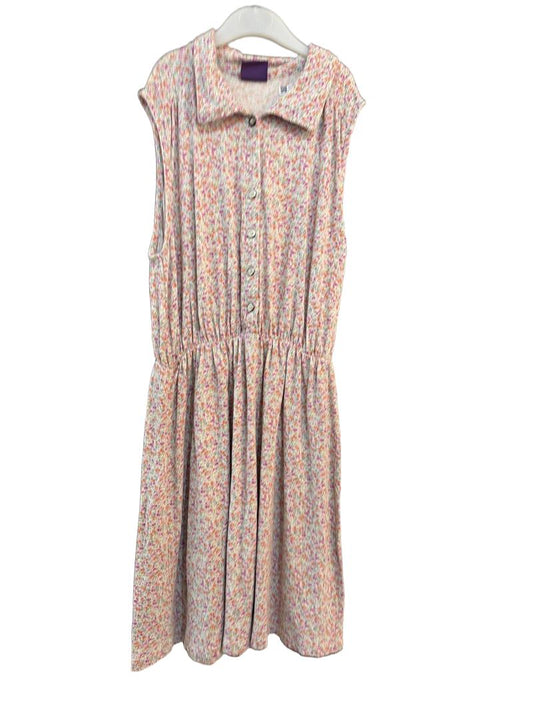 Preloved Hooch - Floral Ditsy Collared Sleeveless Dress (12-13y)