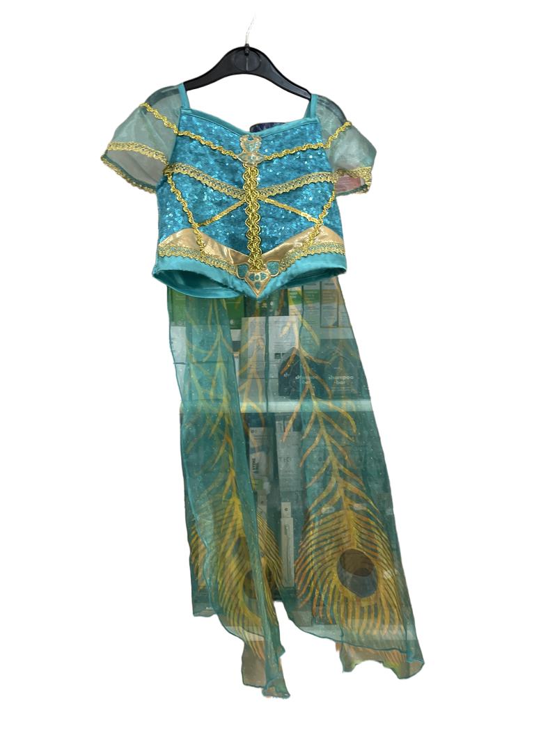Preloved Tu - Blue Sequin Jasmine Costume (7-8y)