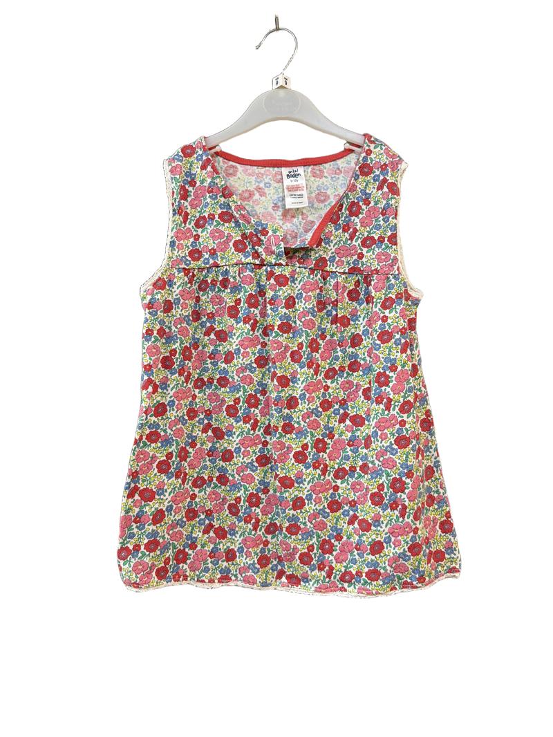 Preloved Mini Boden - Floral Ditsy Sleeveless Top (9-10y)