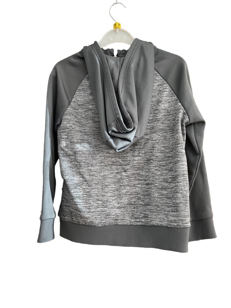 Preloved Under Armour - Gray Zip Athletic Hoodie (7-8y)