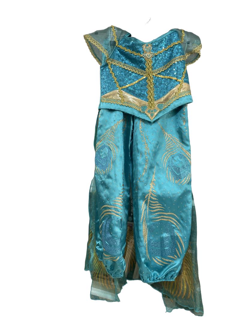 Preloved Tu - Blue Sequin Jasmine Costume (7-8y)