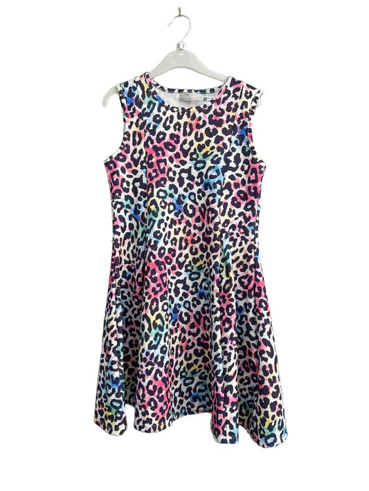 Preloved Matalan Retail Ltd - Multicolour Leopard Print Sleeveless Dress (9-10y)