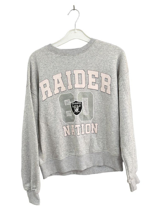 Preloved Tesco - Gray Raider Nation NFL Sweatshirt (13-14y)