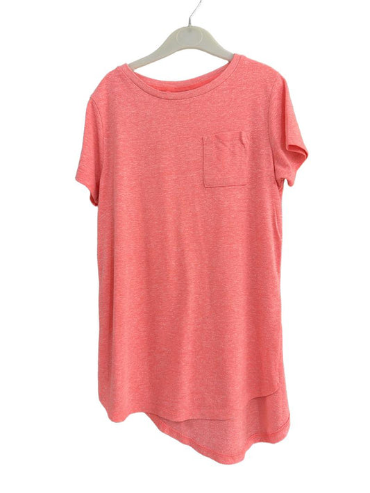 Preloved Next - Neon Pink Slub-knit T Shirt (11-12y)