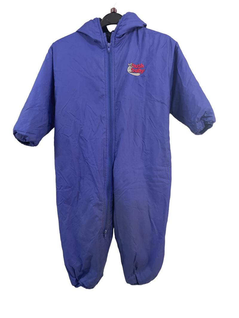 Preloved Bush Baby - Blue Fleece Lined Waterproof All In On/Snowsuit. (2-3y)