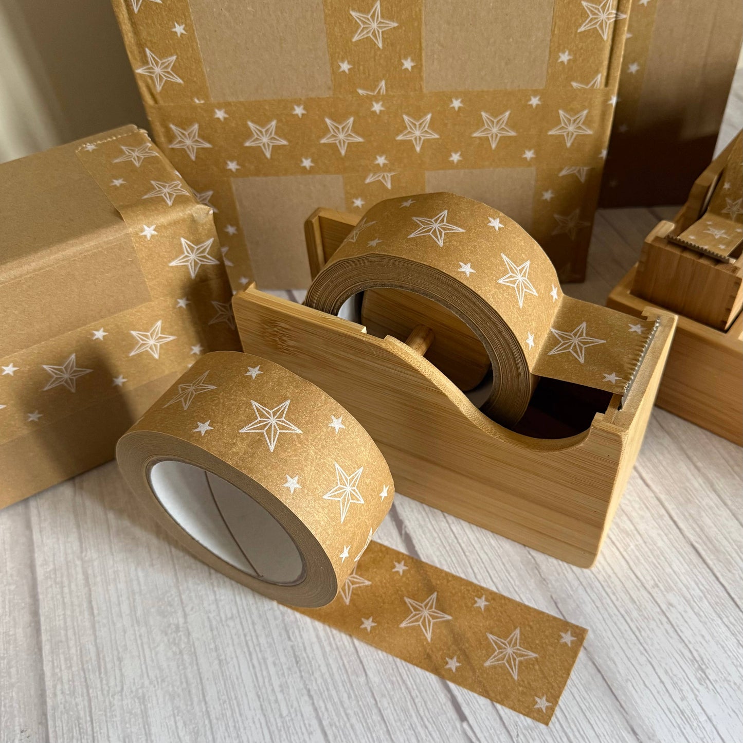 Star 48mm - Festive Wrapping & Packaging Tape