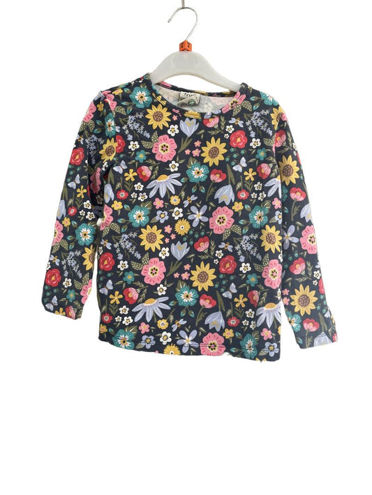 Preloved Frugi - Floral And Bees Long Sleeve Top. (4-5y)