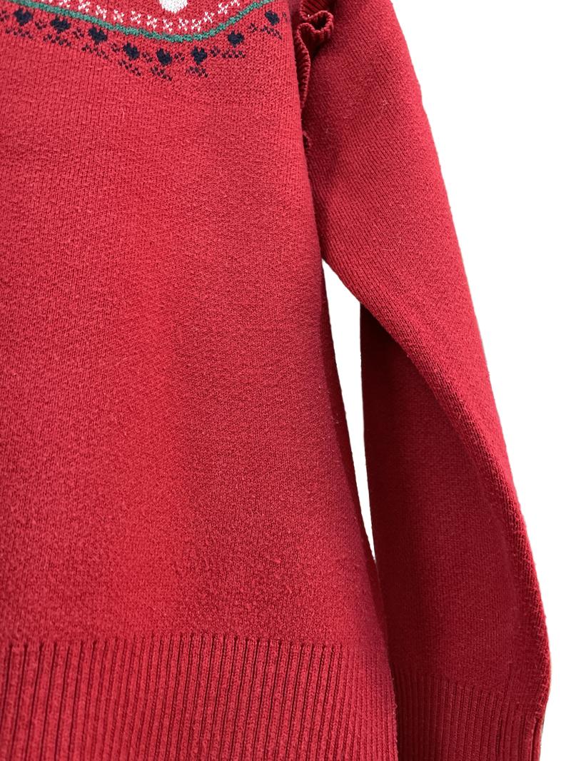 Preloved Ativo - Red Snowman Christmas Jumper (8-9y)