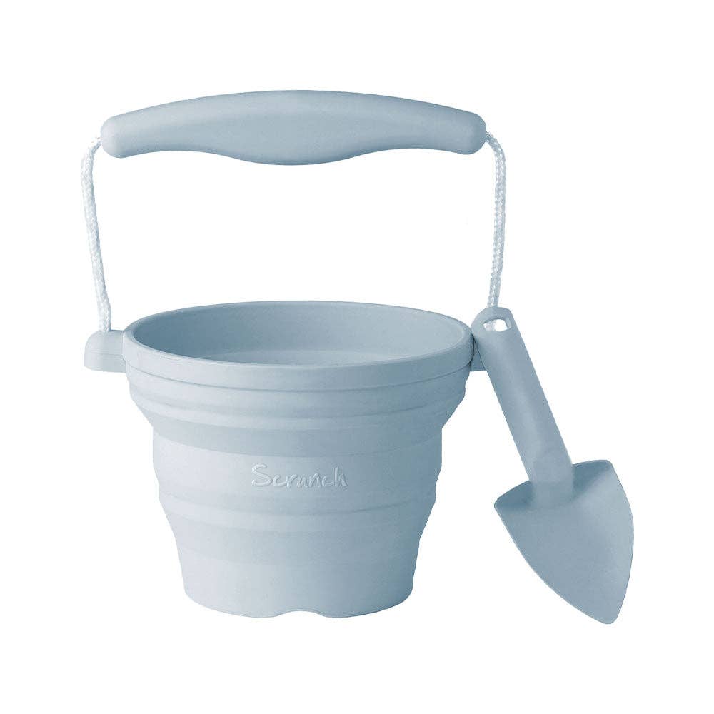 Scrunch Seedling Pot/Bucket and Trowel Set