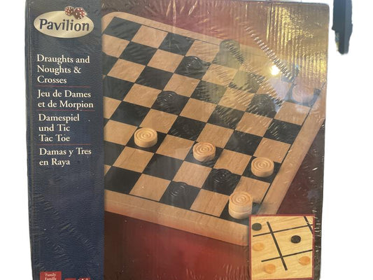 Preloved Toys - Draughts And Noughts & Crosses - Pavilion