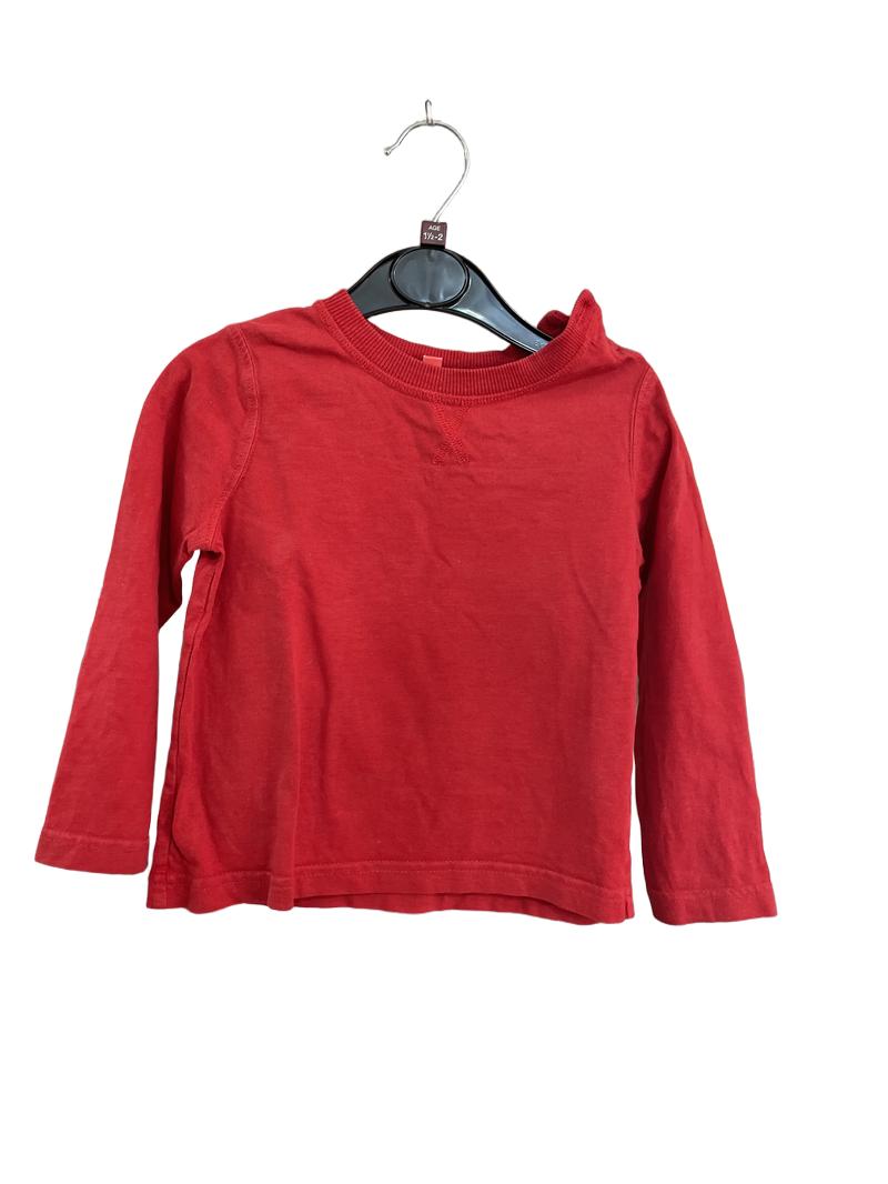 Preloved John Lewis - Red Long-sleeved Shirt (18-24m)