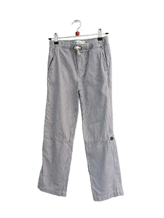 Preloved Mini Boden - Blue And White Striped Trousers (7-8y)