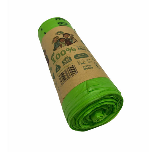 10L Compostable Waste Bags | 1 Roll of 18 Bags