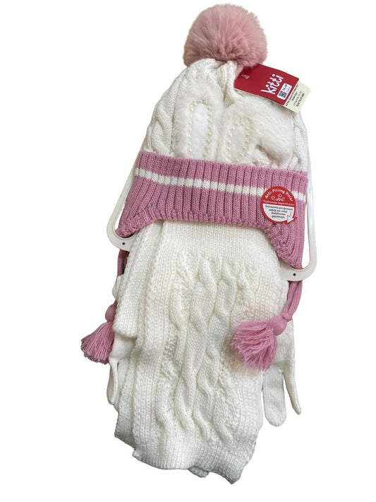 Preloved Kitti - Hat, Scarf, Glove Set, NEW In Packaging (4-5y, 5-6y, 6-7y, 7-8y)