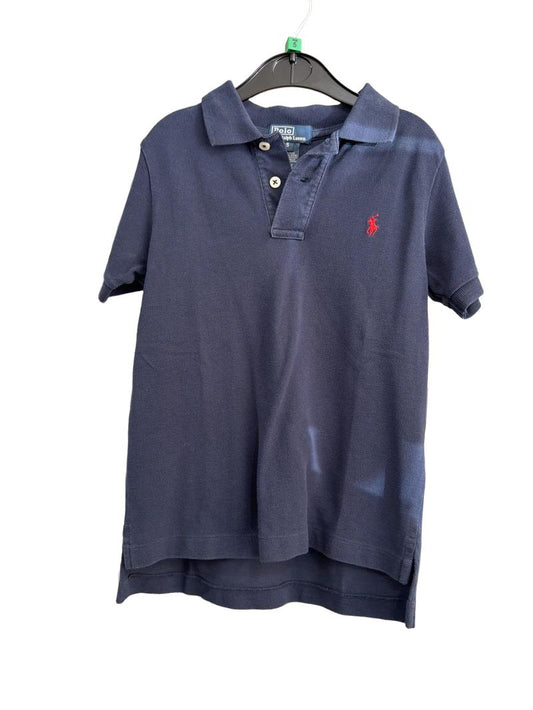 Preloved Polo Ralph Lauren - Navy Short-sleeved Polo Shirt (5-6y)