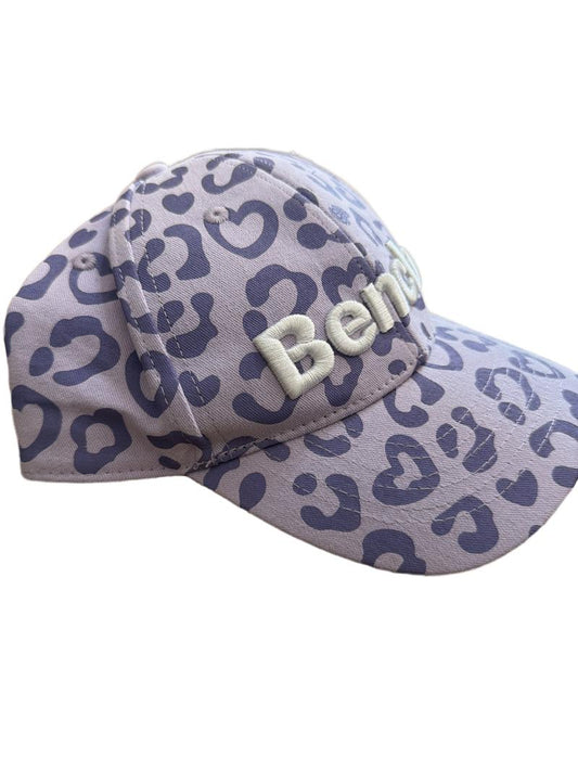 Preloved Bench. - Purple Leopard Print Baseball Cap Hat, NEW With Tags, 7-13 Yr (7-8y, 8-9y, 9-10y, 10-11y, 11-12y, 12-13y)