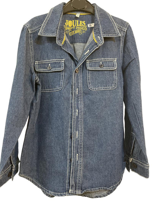 Preloved Joules - Denim Button Down Shirt (6-7y)