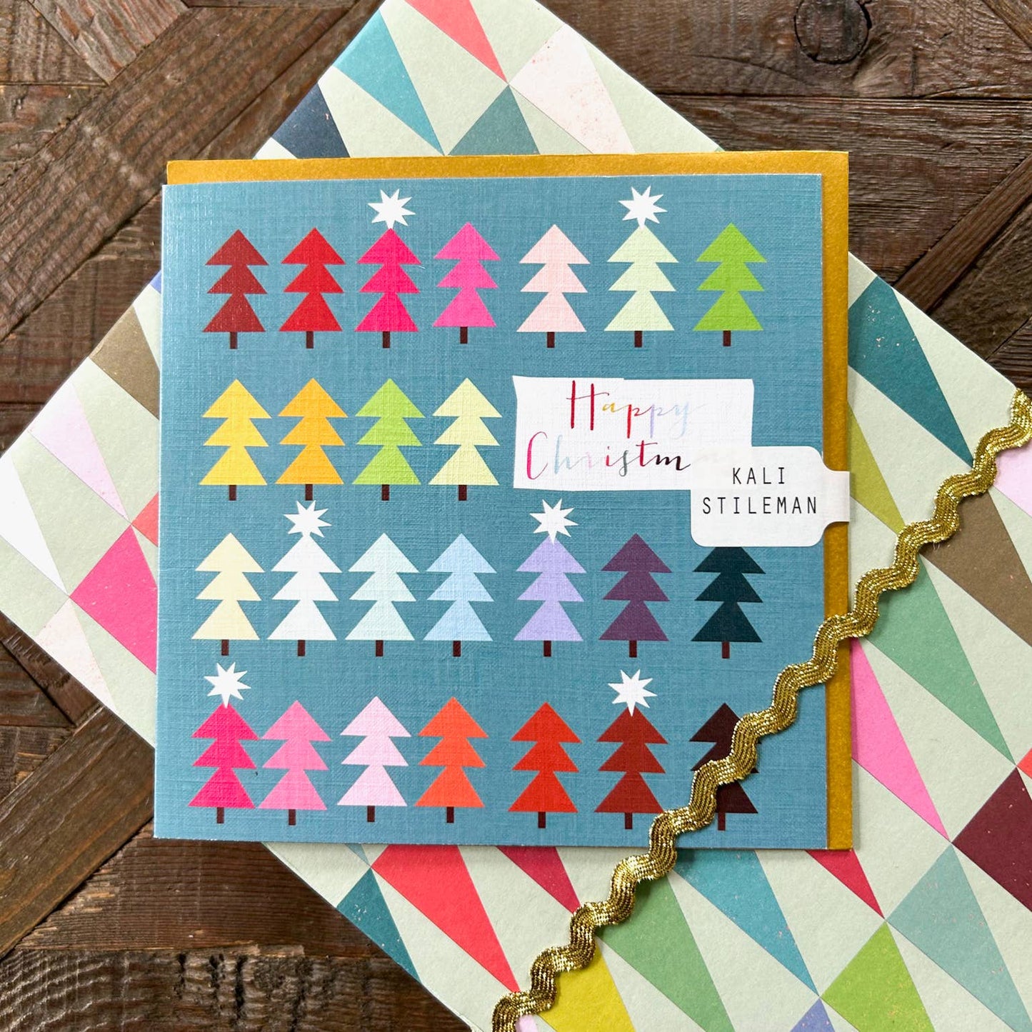 TF03 Christmas Tree Greetings Card