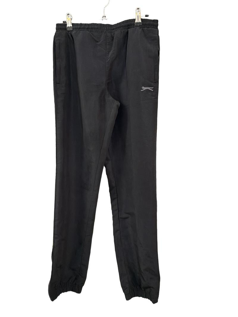 Preloved Slazenger - Black Zip Pocket Track Trousers (13-14y)