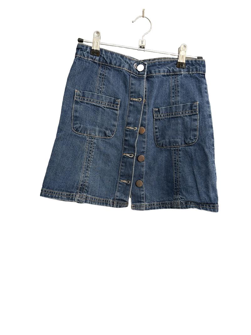 Preloved John Lewis - Blue Denim Skirt (9-10y)