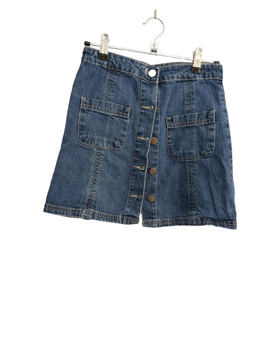 Preloved John Lewis - Blue Denim Skirt (9-10y)